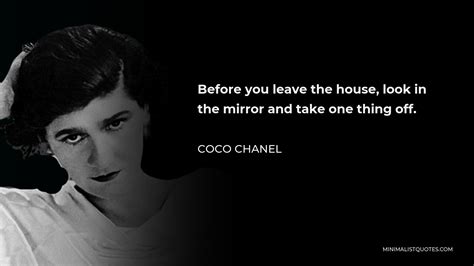 coco chanel quotes take one thing off